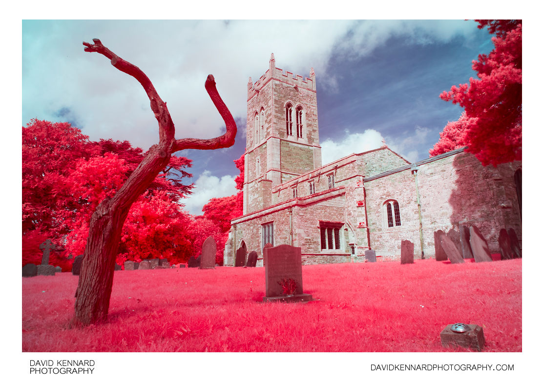 [EIR / Aerochrome] St. Nicholas Church, Marston Trussell · David